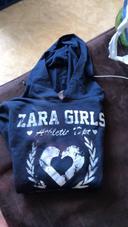 Sweat zara à capuche