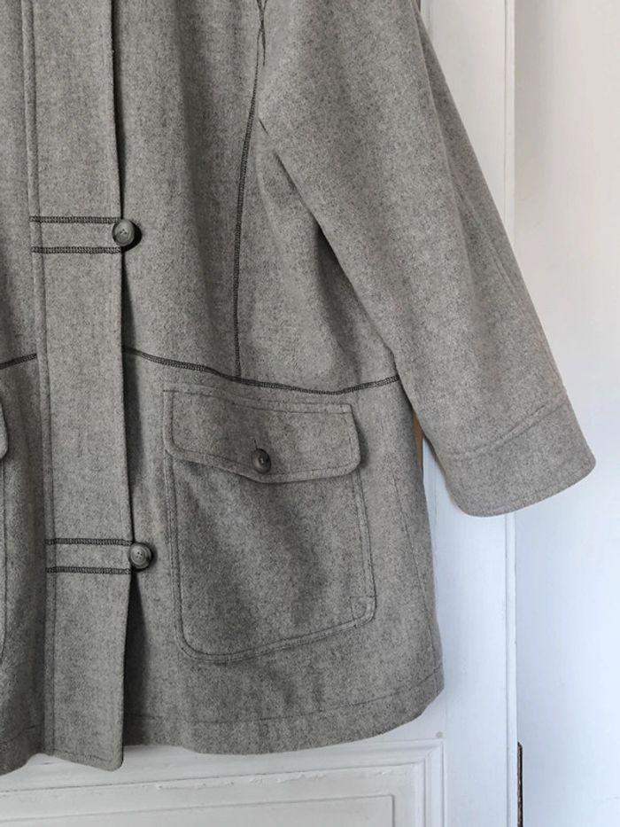 🤎 Duffle-coat vintage Oversize laine 44/46 🤎 - photo numéro 4