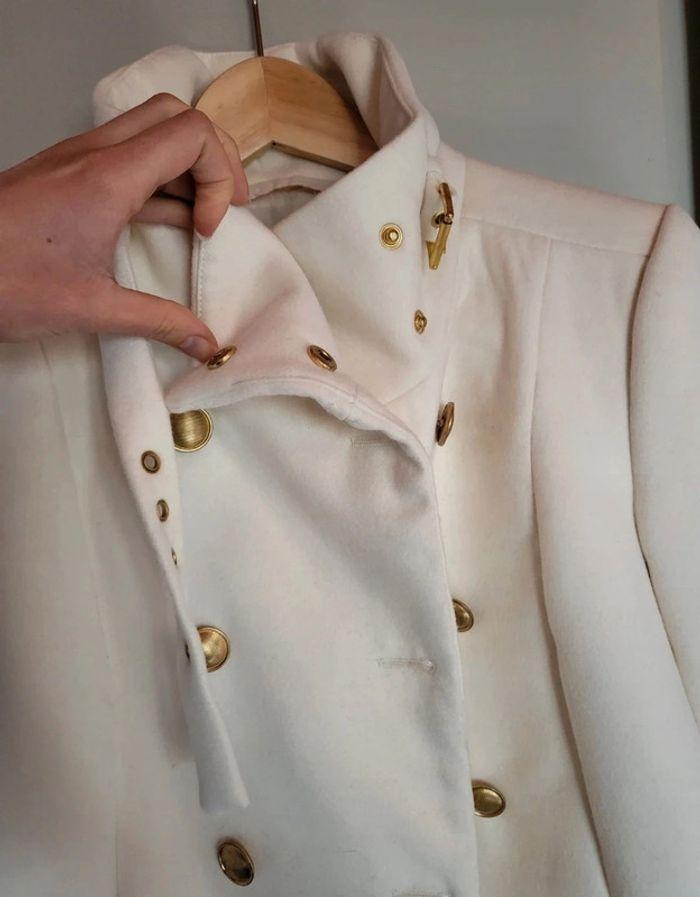 Manteau Blanc Mango - photo numéro 4