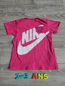 T-shirt manches courtes fille 2-3 ans Nike