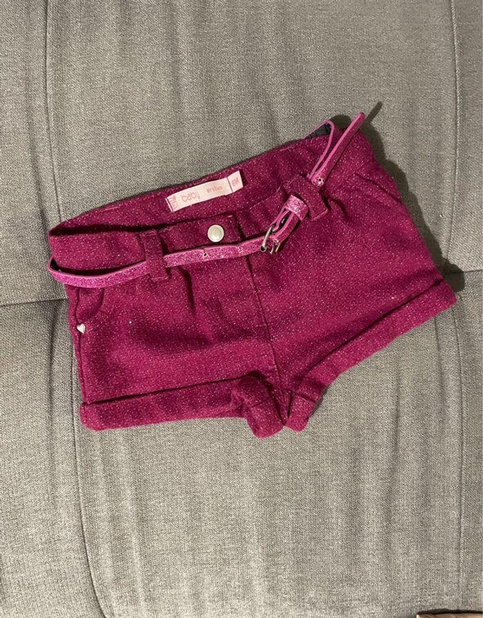 Lot 3 shorts automne hiver fille 6 mois - photo numéro 6