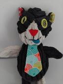 🐈‍⬛ Doudou Chat Les Deglingos Charlos 20 cm Peluche