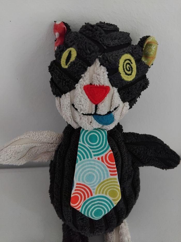 🐈‍⬛ Doudou Chat Les Deglingos Charlos 20 cm Peluche - photo numéro 1