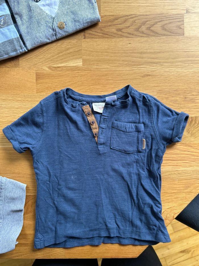 Zara babyboy - T-shirt manches courtes 12 mois - photo numéro 1