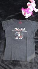 TEE shirt noir Pucca 12 ans