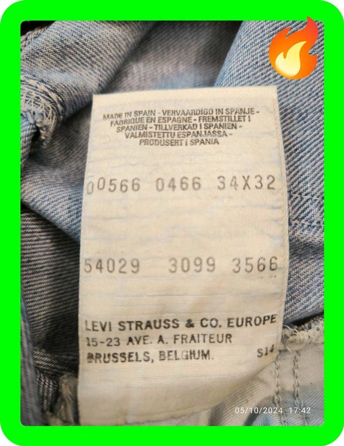 Rare jeans vintage Levi's sta-prest bleu clair taille 40 ( 30 us) - photo numéro 6