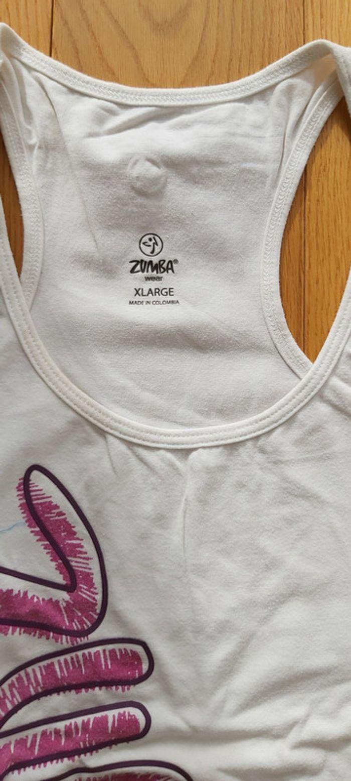 Top Zumba blanc T.XL - photo numéro 2