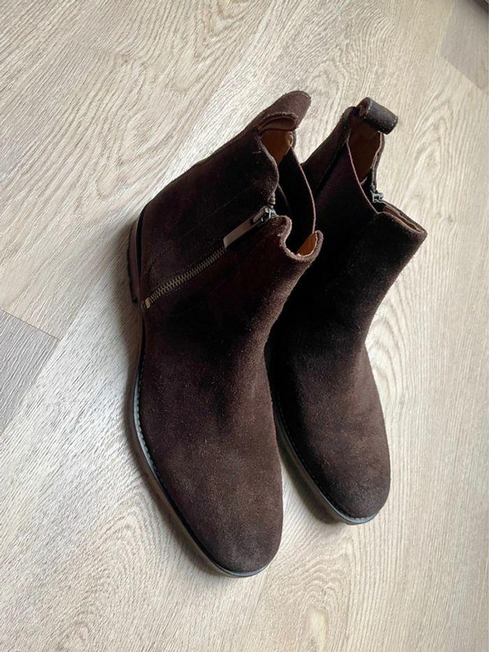 Chaussures homme en daim taille 42 Bocage - photo numéro 1