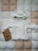 Veste manteau peluche bébé mixte