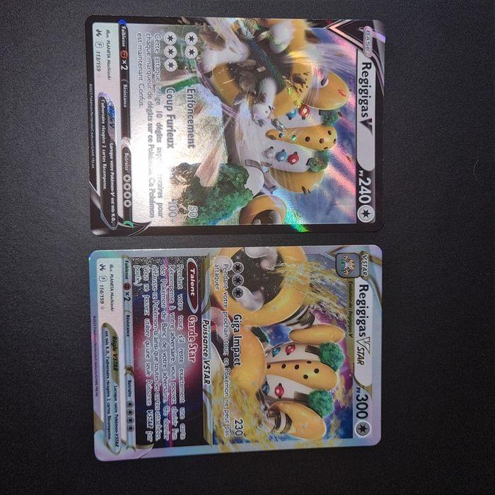 Carte Pokémon Regigigas V 113/159 et Regigigas Vstar 114/159 - photo numéro 1