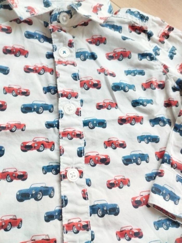 Chemise à motifs voiture 9 mois - photo numéro 2