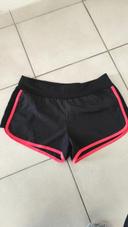 short noir et rose undiz