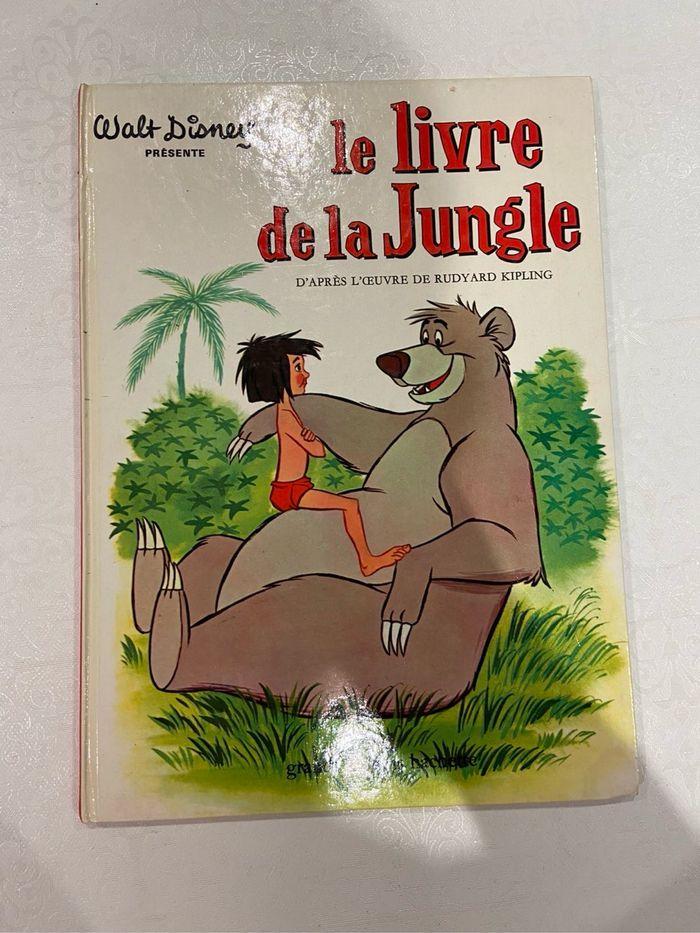 Livre ancien Disney le livre de la jungle 1970 - photo numéro 1