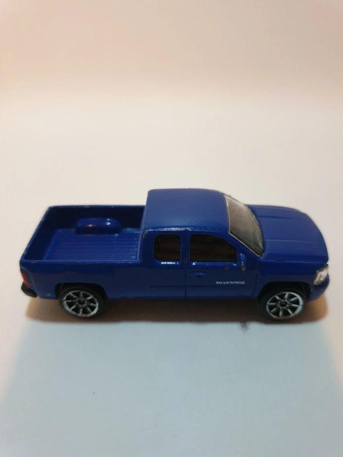 Majorette 217E Chevrolet Silverado Bleu - 1/71 - photo numéro 5