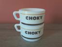 Lot de 2 tasses Chocky