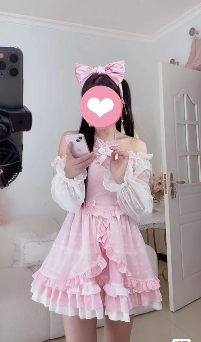 Dress Robe Pink Barbie Cute Kawaii Manga Anime Cosplay Lolita - photo numéro 11