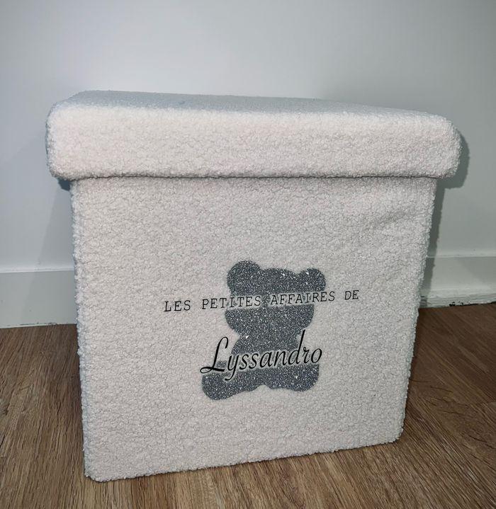 Coffre à jouets personnalisé