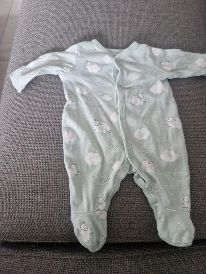 Lot de 2 pyjamas en coton baby club 50cm - photo numéro 2