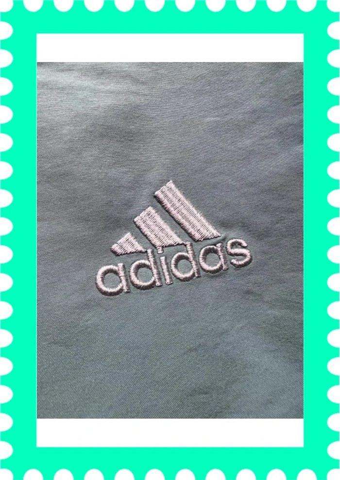 👕 Track Pant Pantalon survêtement jogging Vintage Adidas logo brodé Turquoise Taille XL 👕 - photo numéro 7