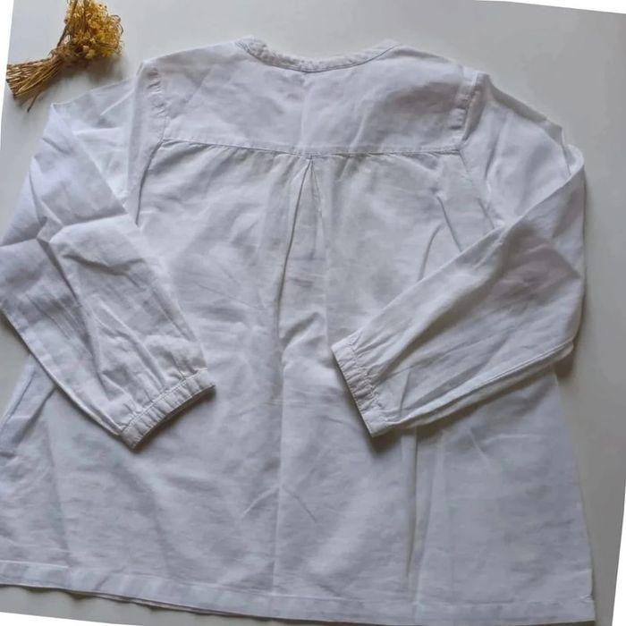 Blouse blanche coton 5 ans - photo numéro 6