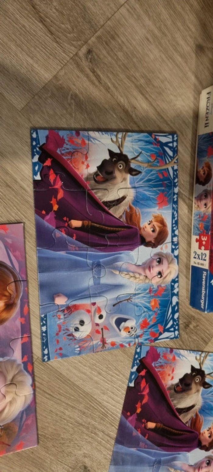 Boite de 2 puzzles La Reine des Neiges - photo numéro 3