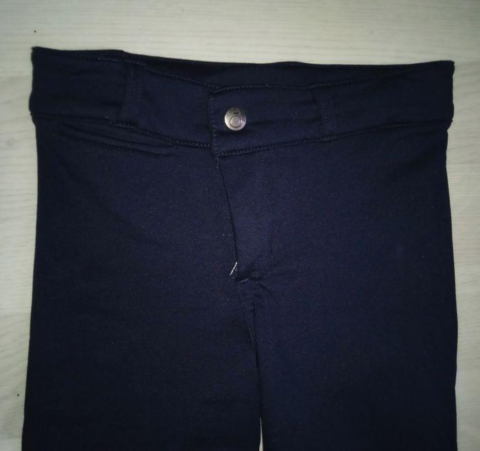 Pantalon d'équitation bleu marine Fouganza Decathlon T. 6 ans - photo numéro 2