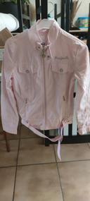 Superbe  blouson veste rose fille 11/12ans neuve