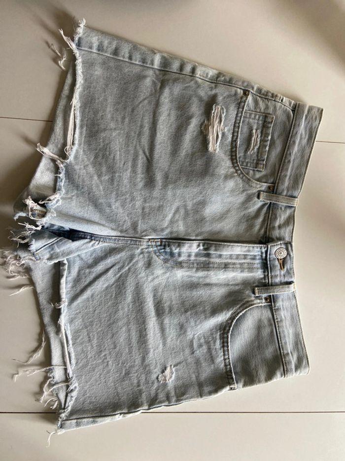 Short jean taille haute Uniqlo - photo numéro 1