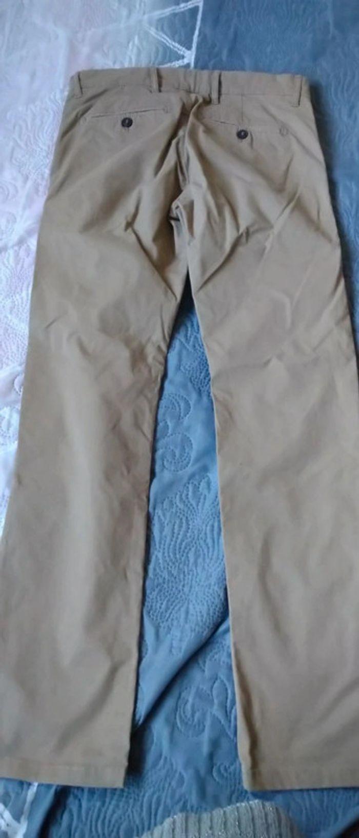 Pantalon chino beige homme 36 celio - photo numéro 2