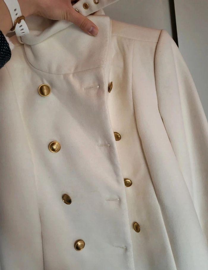 Manteau Blanc Mango - photo numéro 5