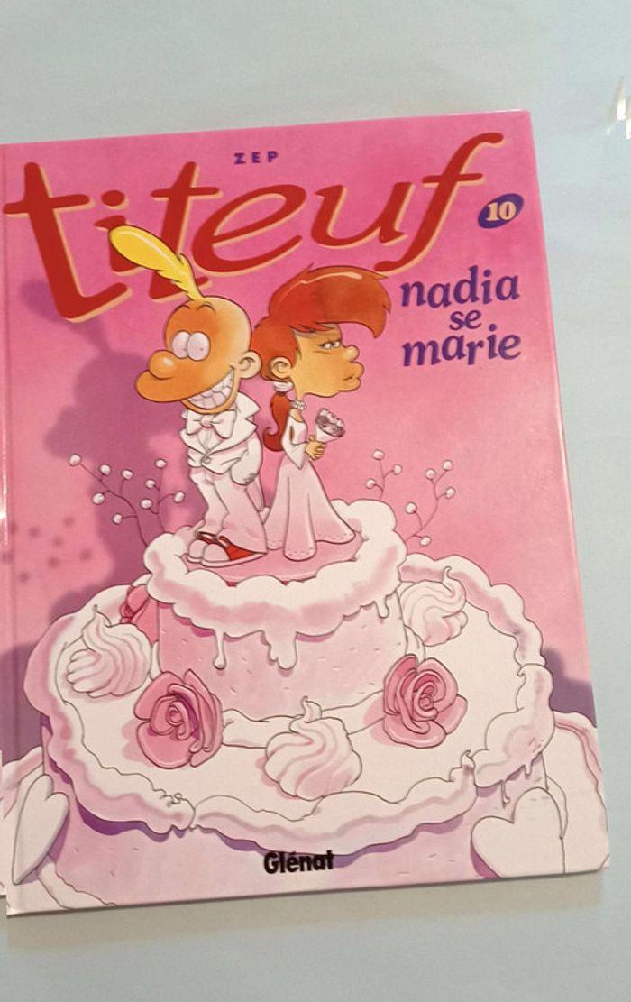 BD  Titeuf  Nadia  se marie  Tome  10  - ZEP - photo numéro 1