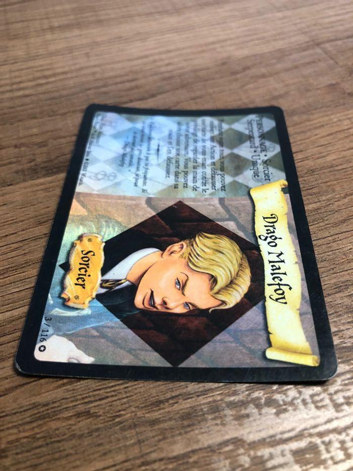 Carte Harry Potter TCG wizards, 3/116 VF foil drago malfoy - photo numéro 4