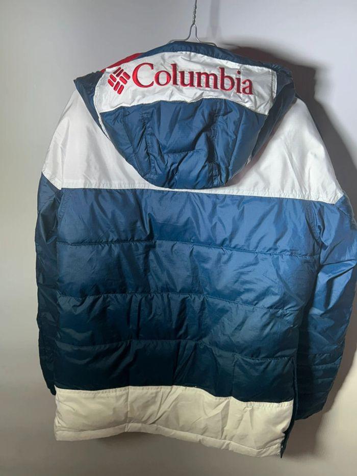 Veste d'hiver à enfiler Columbia homme bleu blanc rouge - photo numéro 7