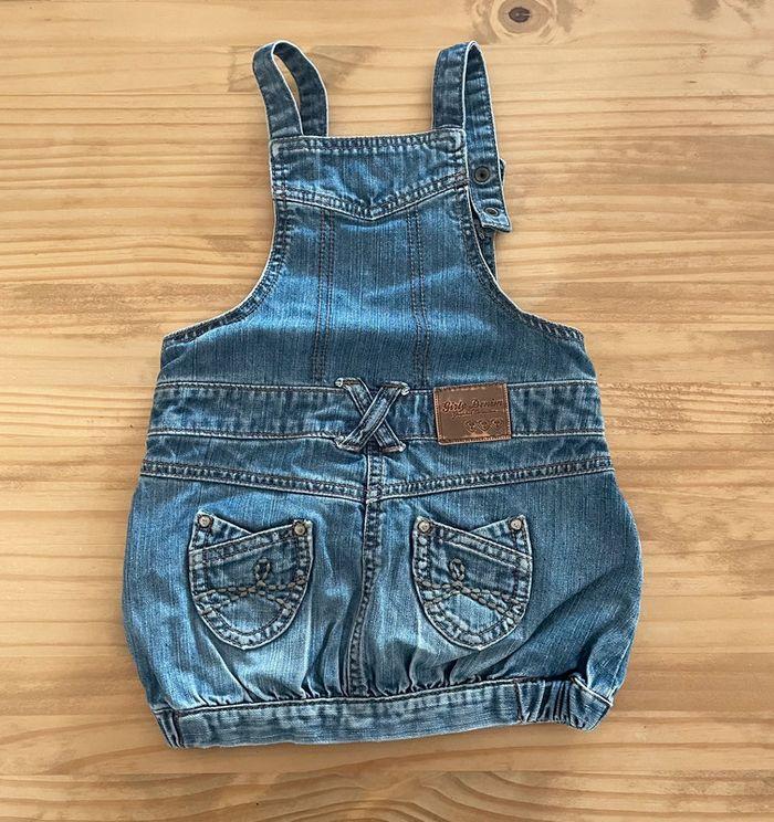 Robe salopette en jean 3 ans 94 cm - photo numéro 2