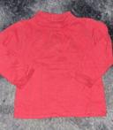 Sweat rouge fille 12 mois