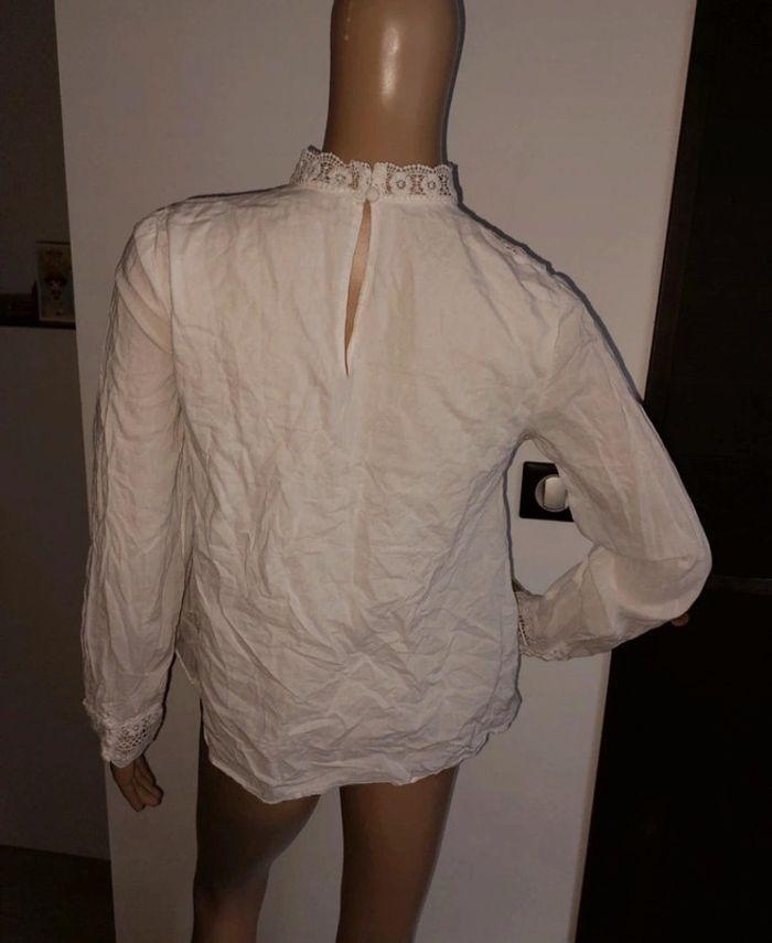 Blouse Pimkie (blanc), XS / 34 / 6 - photo numéro 4