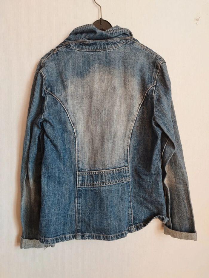 Veste en jeans cintrée taille M - photo numéro 8