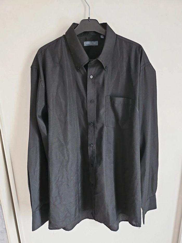 Chemise noir homme taille 43/44 - photo numéro 1