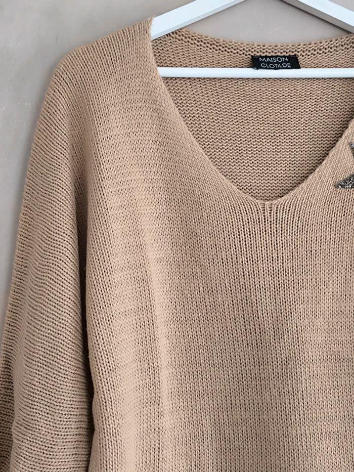 🤎 Pull maille Maison Clotilde 38/40 🤎 - photo numéro 2