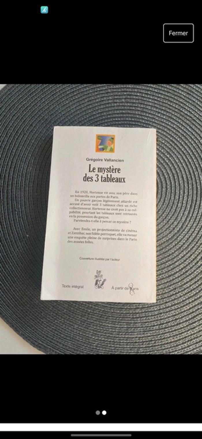 🌼 Livre enfants 《 le mystère des 3 tableaux 》 - photo numéro 2