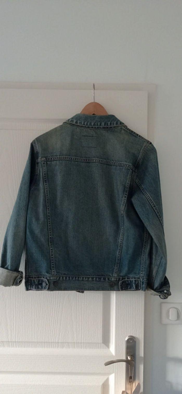 Veste en jean GAP bleu taille m - photo numéro 2