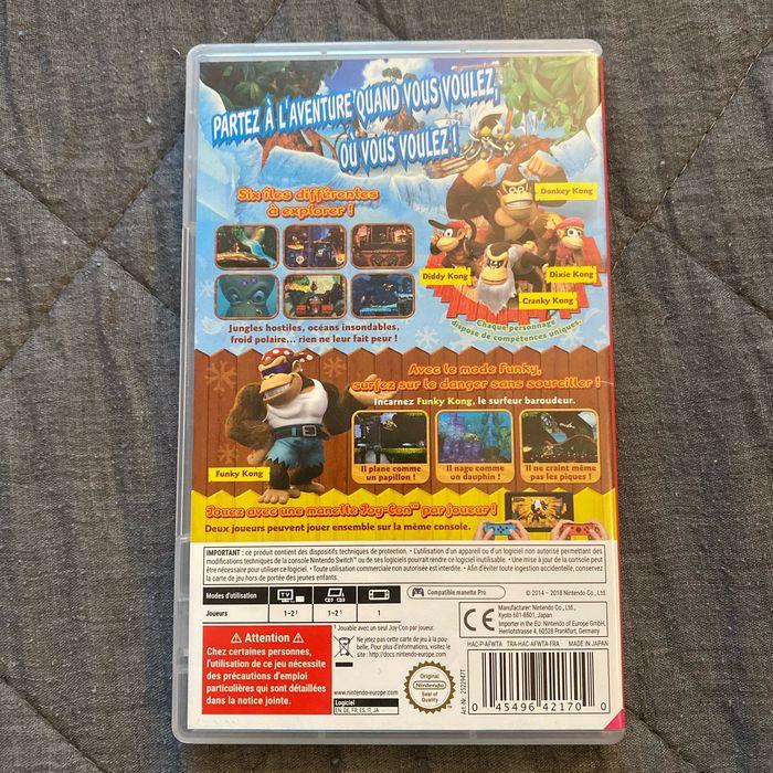 Jeux donkey kong country tropical freeze switch - photo numéro 2