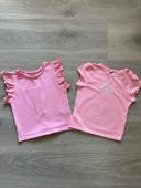 2 T-shirts Bebe fille