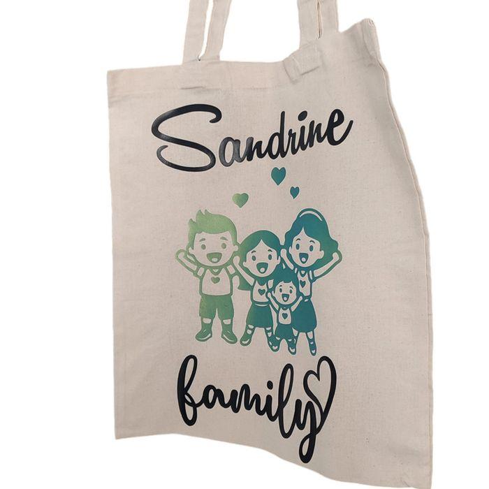 Tote Bag 36x42 cm Spécial Famille - photo numéro 1