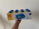 Boîte rangement lego bleu