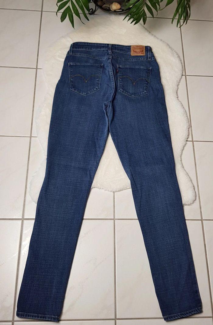 Jean Levi's 721 High Rise Skinny W30 L32 Bleu - photo numéro 3