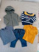 Ensemble 3 mois (jean+sweat+pull+ 2 tee shirt)