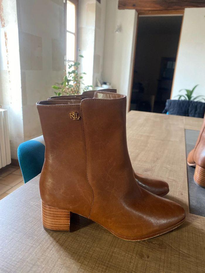 Bottines Ralph lauren en cuir - photo numéro 2