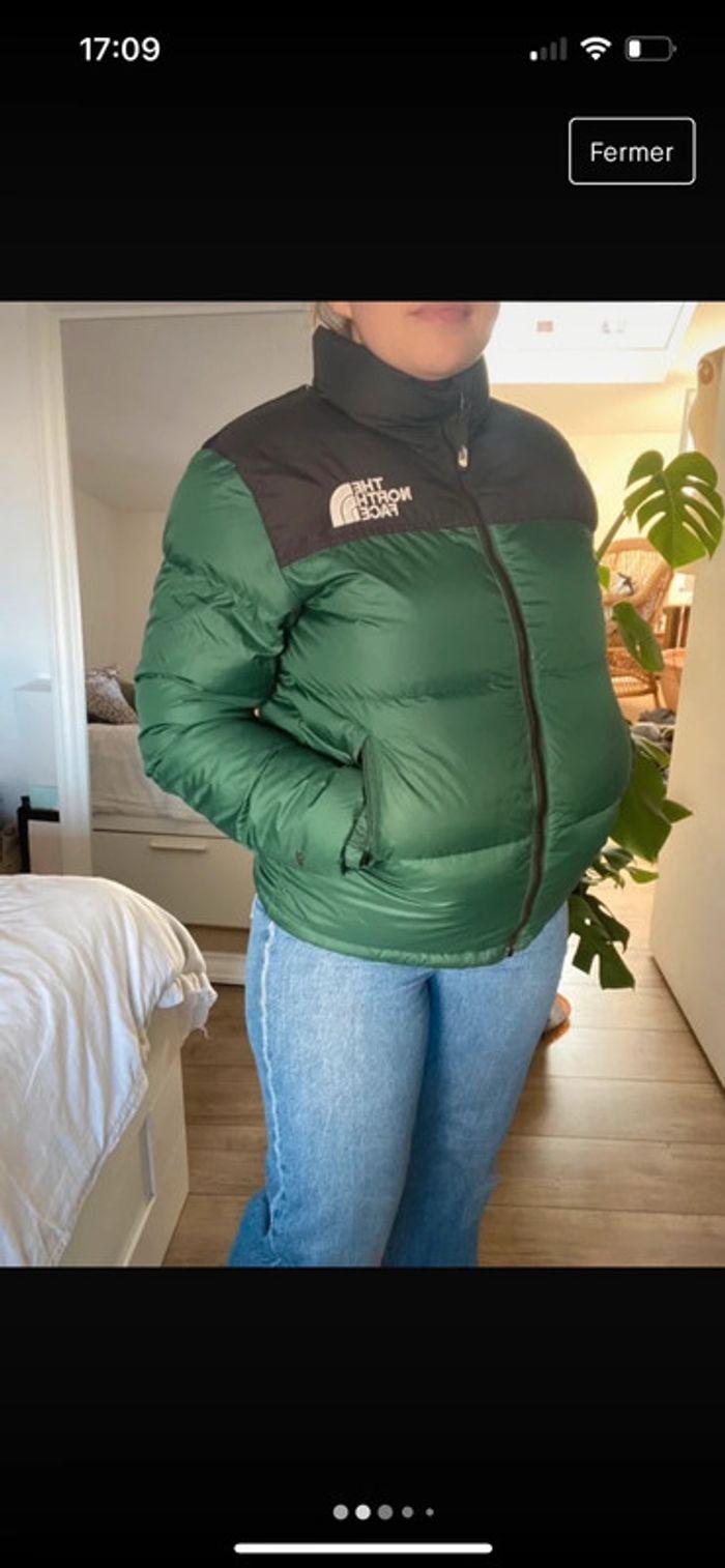 Doudoune vert The north face 700 Nuptse taille XL enfant ou S femme - photo numéro 11