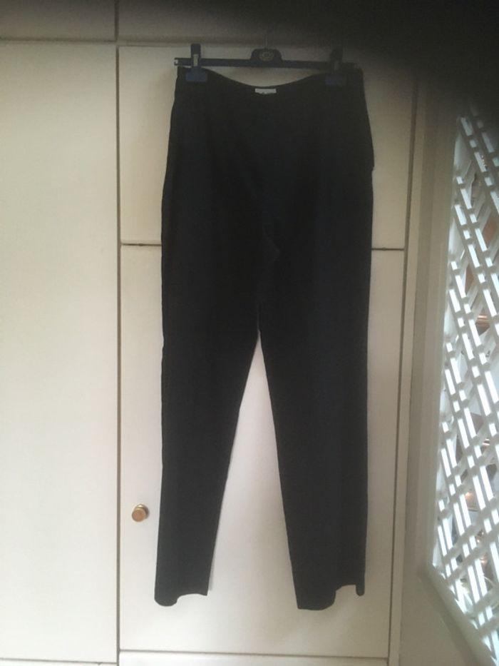 Pantalon lin noir